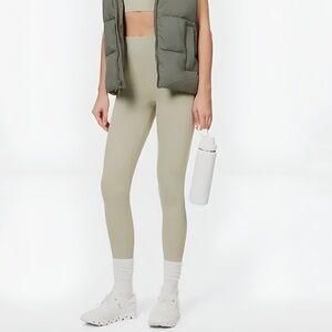 NWT Bandier All Access Center Stage High Waisted Leggings Fern Green